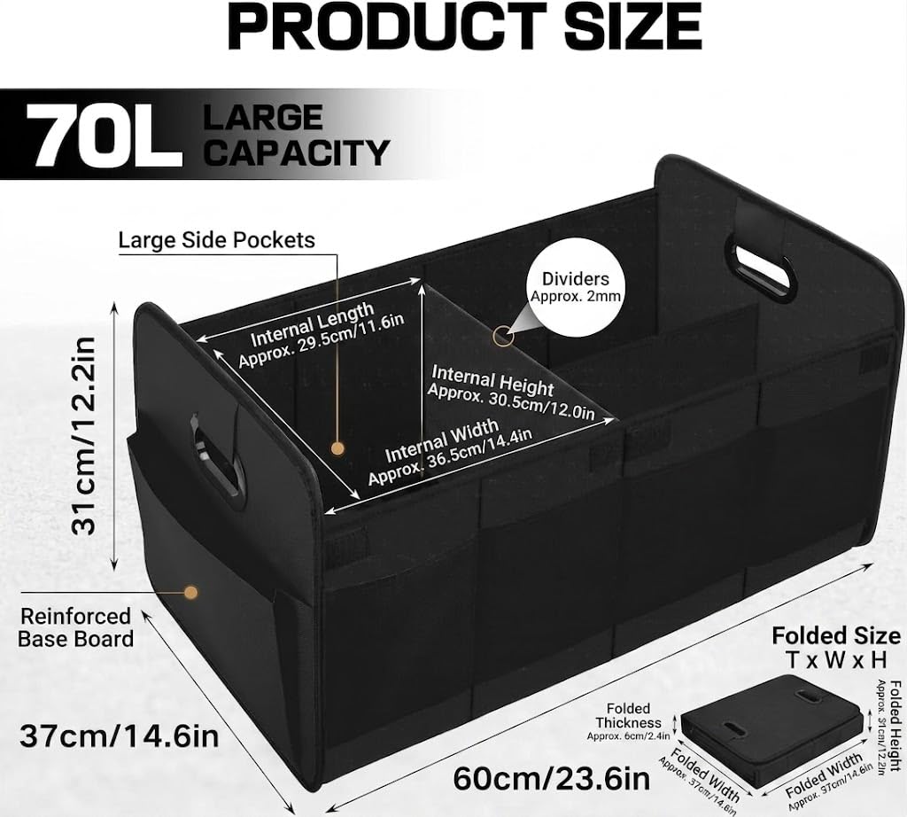 Auto Organizzatore Bagagliaio per Bentley Continental GT Type 3W 2003-2011