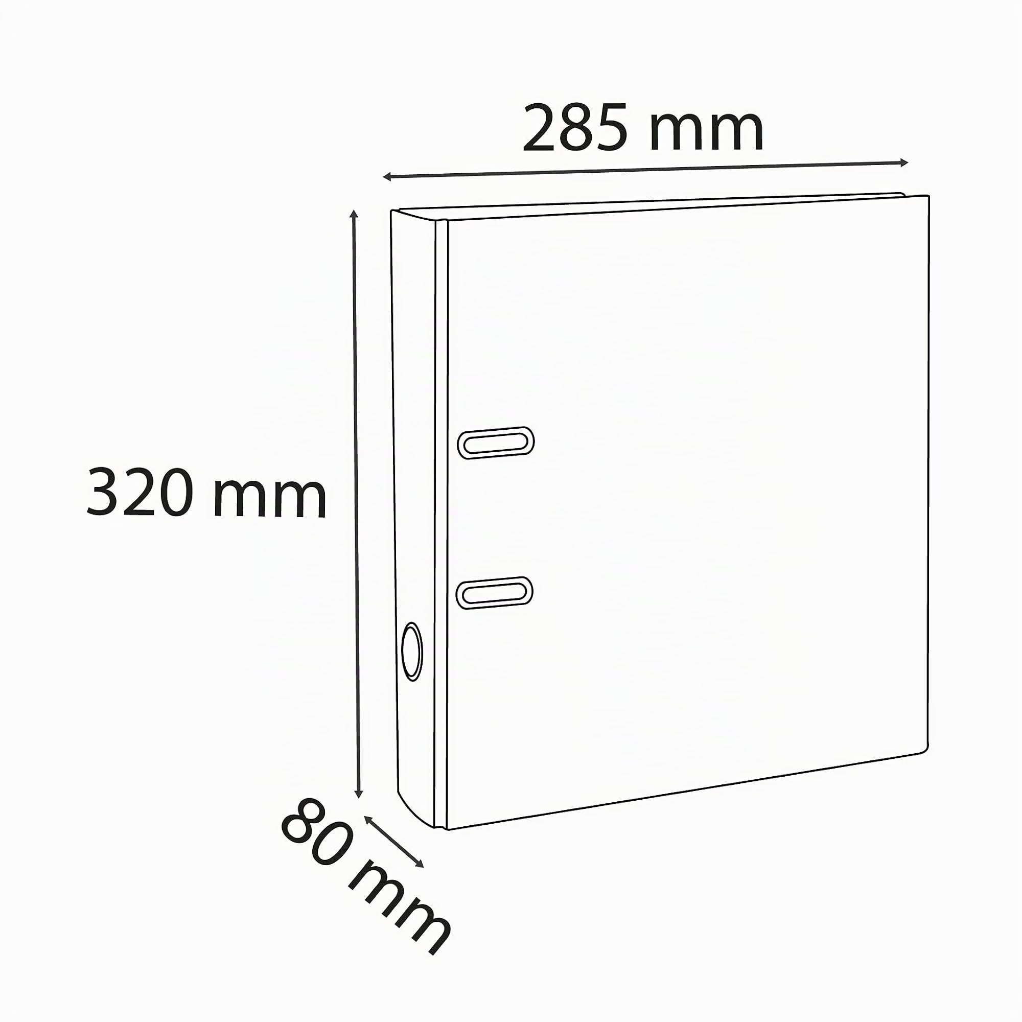 Exacompta - Réf. 53566E -Carton de 10 classeurs à levier A4 Prem'Touch AQUAREL - Dos de 80 mm - Mécanique 80 mm - Dimensions extérieures : 32 x 28,5 x 8 cm - Format à classer A4 - Rose