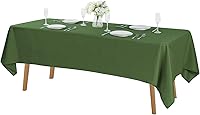 Vista 404 de Rectangle Tablecloth 90x132 inch Washable Polyester Fabric Table Cloth for Wedding Party Dining Banquet Decoration（90x132, Turquoise）