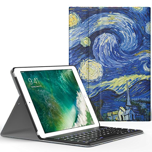 MoKo Keyboard Case Fit 2018/2017 iPad 9.7 6th / 5th Generation - Wireless