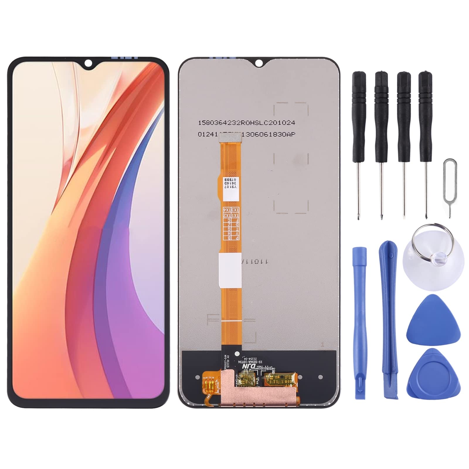 Repairparts ZZjingli LCD Screen and Digitizer Full Assembly for Vivo iQOO Z3 5G V2073A