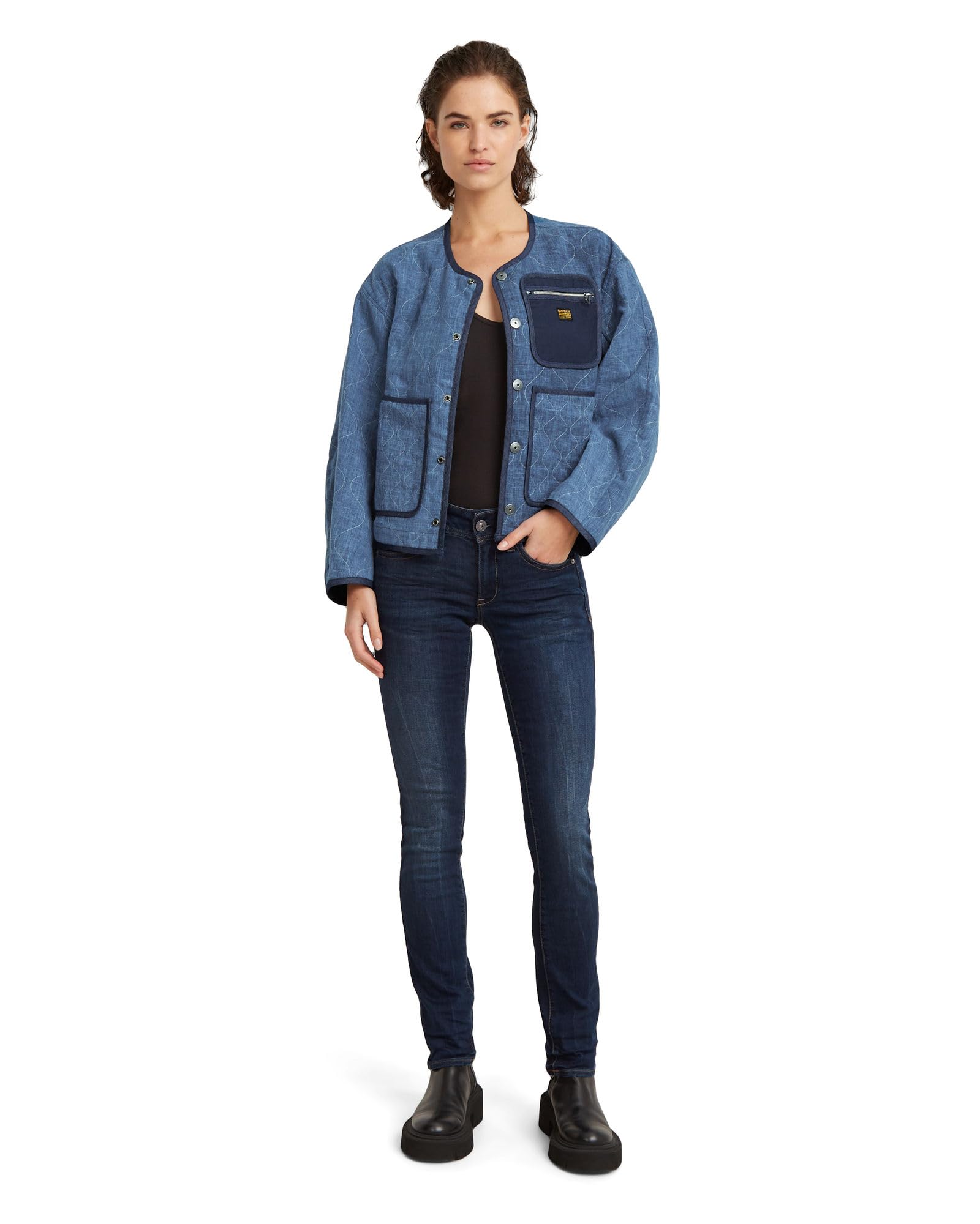 G-STAR Femmes Midge Saddle Straight Jeans