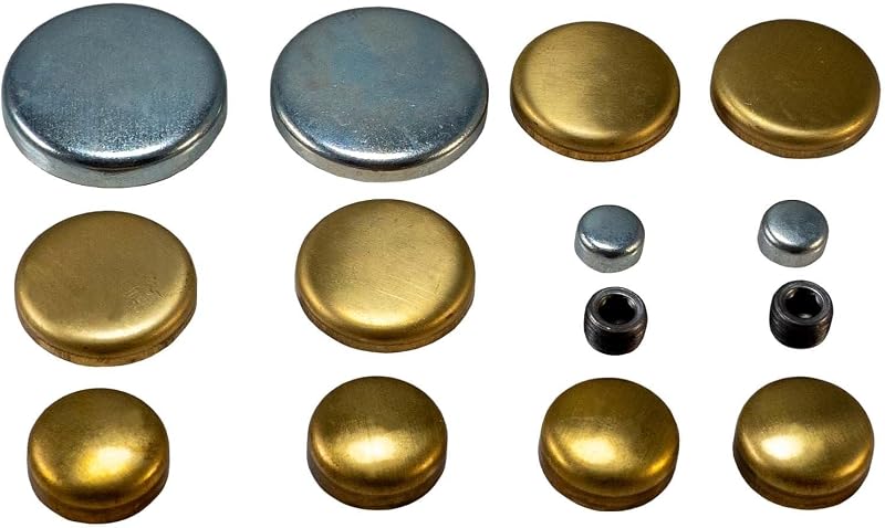 Kit de tampões de expansão do motor Melling MPE-137BR em latão – 1 unidade