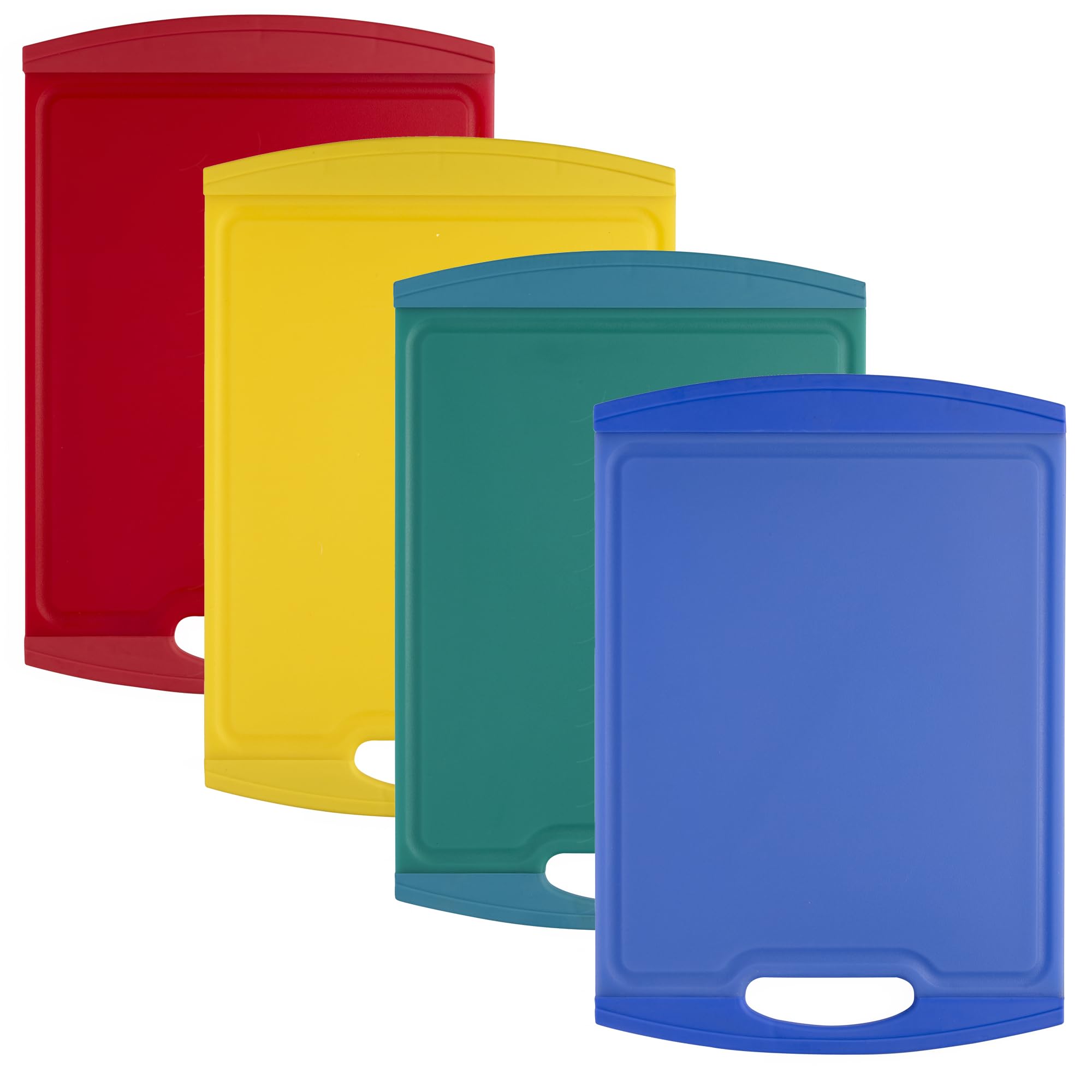 lakeland Anti-slip Colour Coded Chopping Boards, Pack of 4