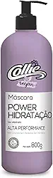 Collie Vegan, Máscara de Hidratação de pelos para cães, Linha Profissional, Power Hidratação, 800 g, Roxo