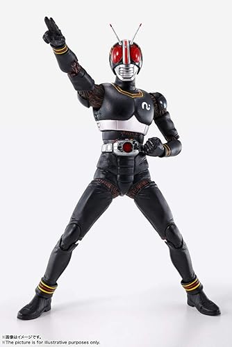 Miniatura 5 de S.H. Figuarts (método de tallado de hueso verdadero) Kamen Rider Black, aprox. 5.9 pulgadas (5.906 in), ABS y PVC prepintada figura de acción