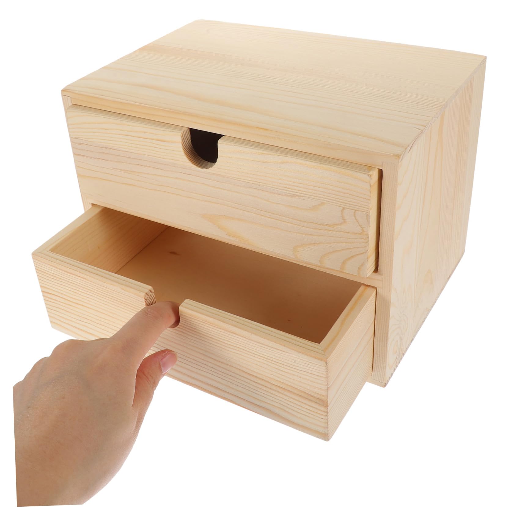 Scatola Contenitore con Cassetti per Organizer Scrivania e Gioielli Capacità per Accessori per e Studio