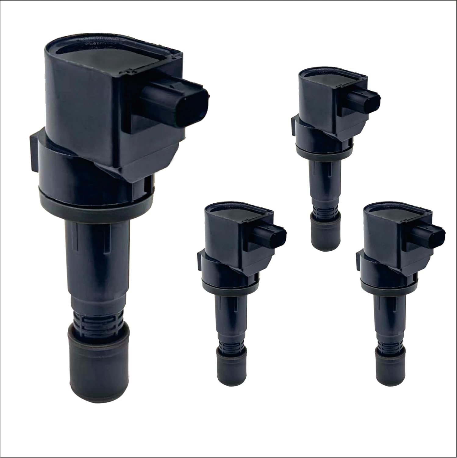 Ignition Coil Pack UF672 for 2012-2015 Honda Civic 1.8L L4, 2013-2015 Acura ILX 2.0L L4, 2016 Honda HR-V 1.8L L4, Replacement for 30520R1AA01 C1823 - Pack of 4
