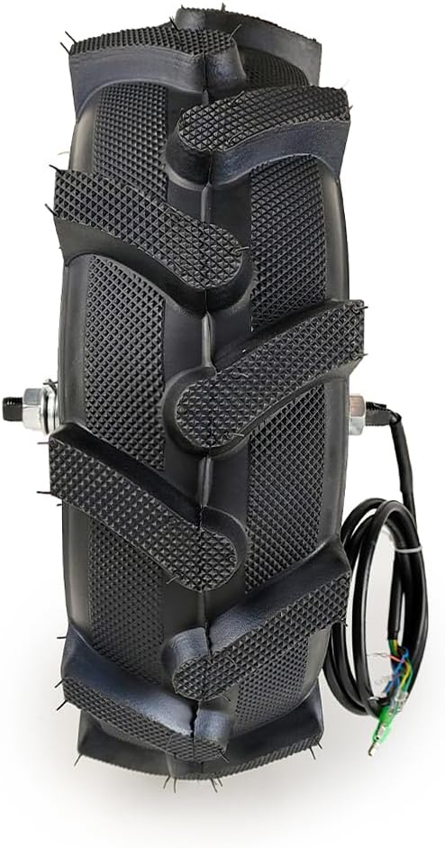 Geared L-faster 14 Inch 500W Trolley Low Speed Motor Wheel Agricultural Tyre 14x5.00-6.5 for Wheelbarrow (48V 500W)