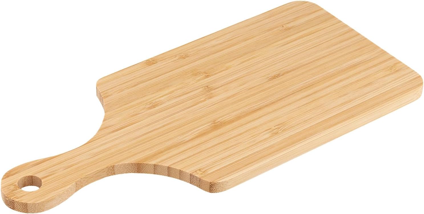 HAKZEON 6 Pack 11x5 Inch Cutting Board Bulk, Wood Chopping Board Blank, Small Bamboo Laser Engraving Charcuterie Serving Boards, Bamboo Wooden Chopping Boards for Kitchen, Wedding Present - Image 4