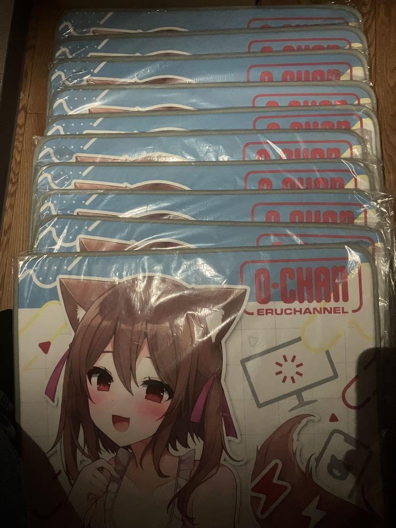 Amazon.co.jp: おーちゃん エルチャンネル 描き下ろしラグマット 10個