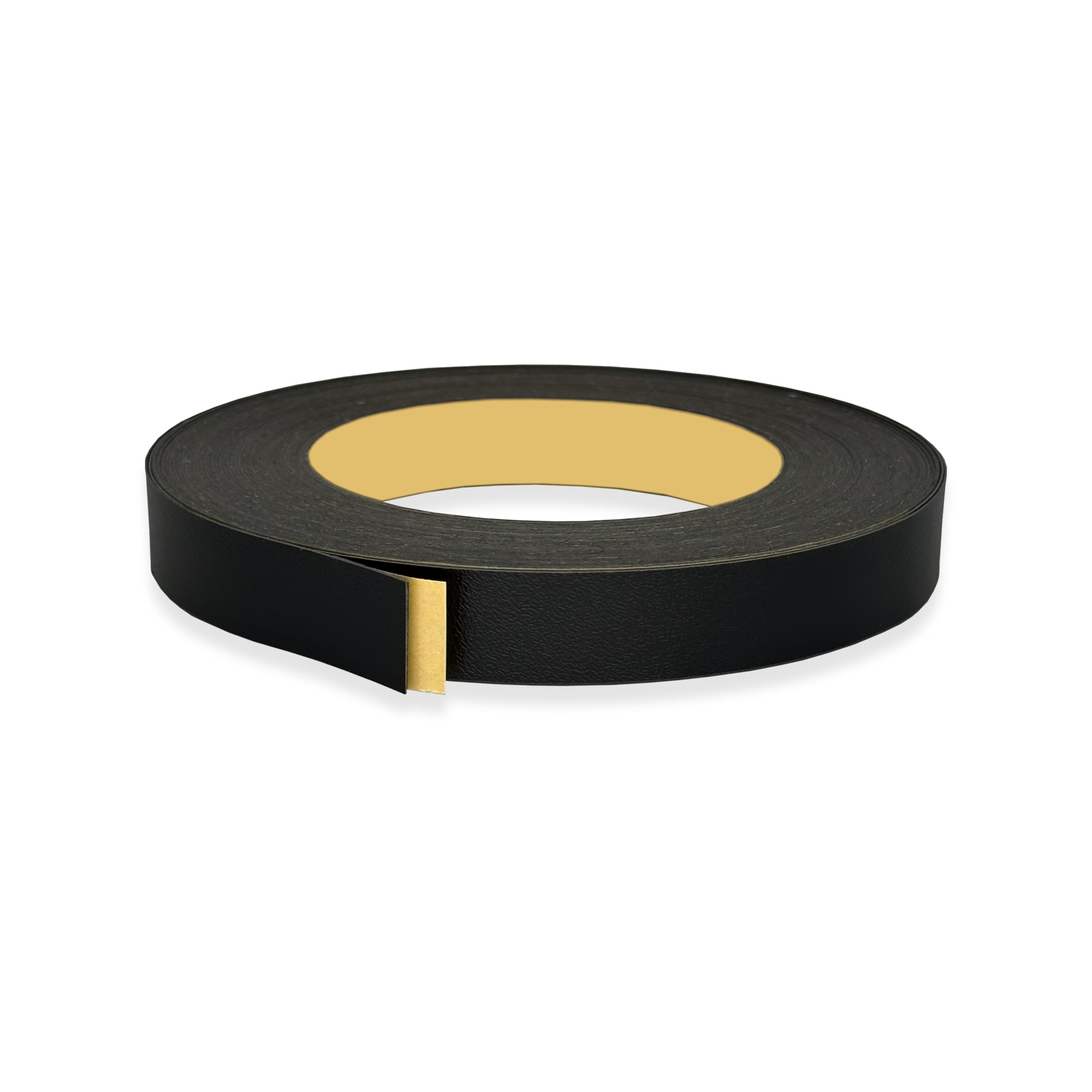 Cinta de PVC autoadhesiva negra flexible para cantos duraderos 7