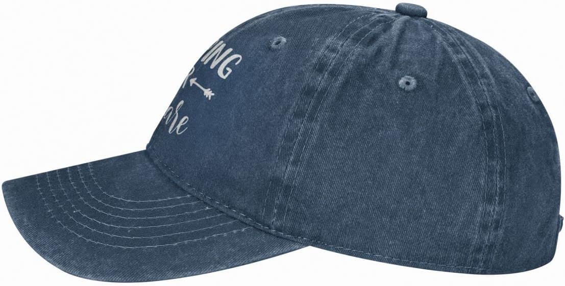 Unisex Camping Hair Don't Care Vintage Adjustable Baseball Cap Denim Dad Hat image 2