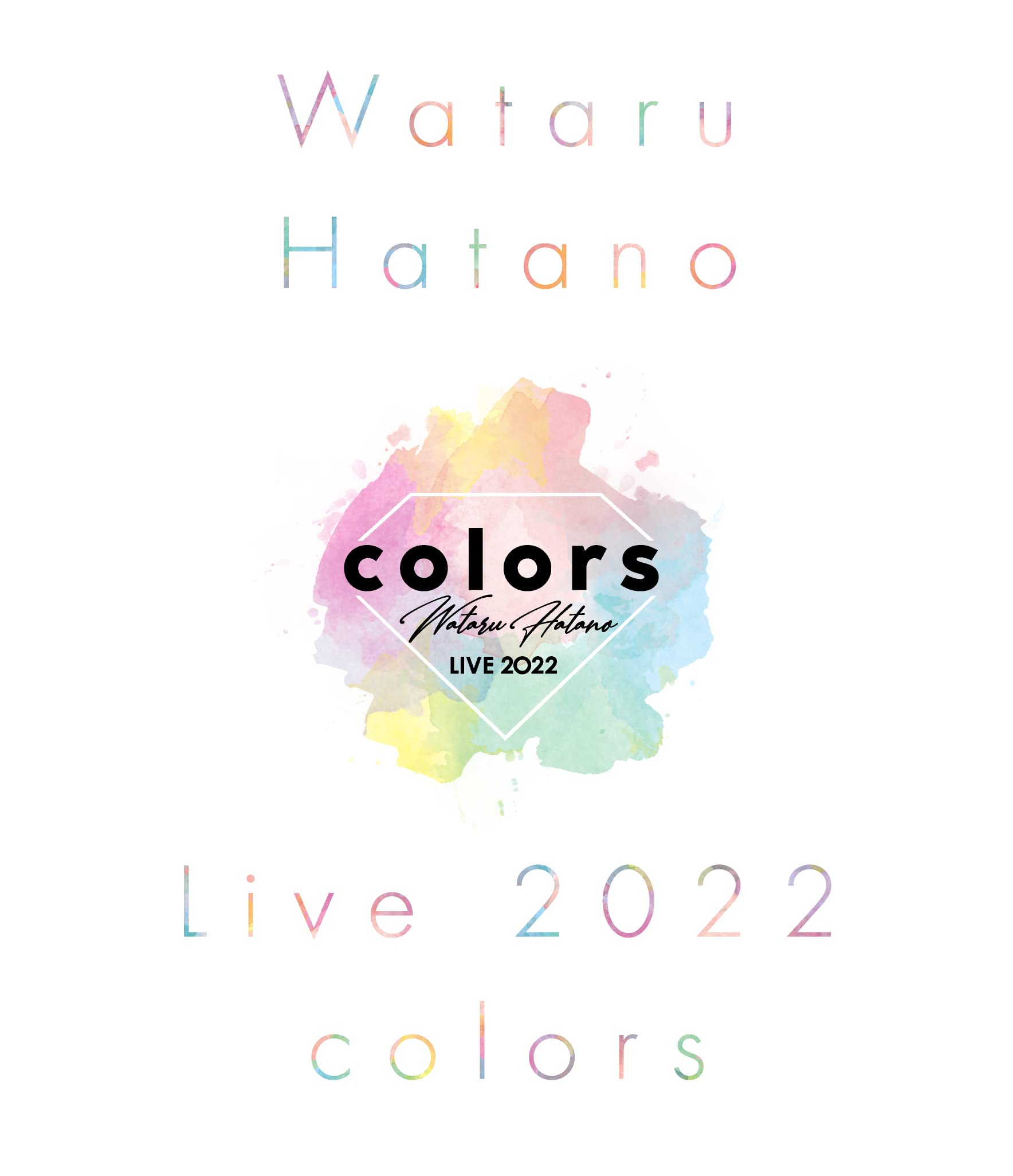 Wataru Hatano LIVE 2022 -colors- Blu-ray