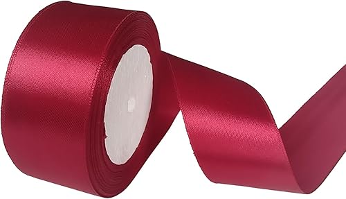 Cintas para manualidades Cintas de satén de 1-12 pulgadas para envolver regalos, costura, decoración de fiesta de boda, 25 yardas