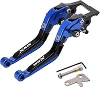 Vista 22 de Palanca de freno de embrague plegable ajustable para Xmax 125 250 300 400 XMAX250 XMAX300 2018 2023 (color : 7)