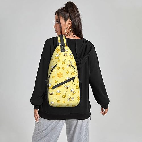 Miniatura 6 de Famame Mochila bandolera para el pecho, bolsa de hombro, gimnasio, ciclismo, viajes, senderismo, mochila para hombres y mujeres, Multicolor 34