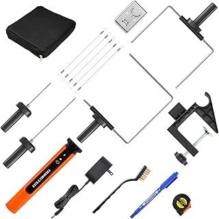 4 in 1 Hot Wire Electric Foam Cutter kit, Styrofoam Cutting Tool 15W/ 6V, Heated Foam Carving Knife Kit. (Bagged Orange)