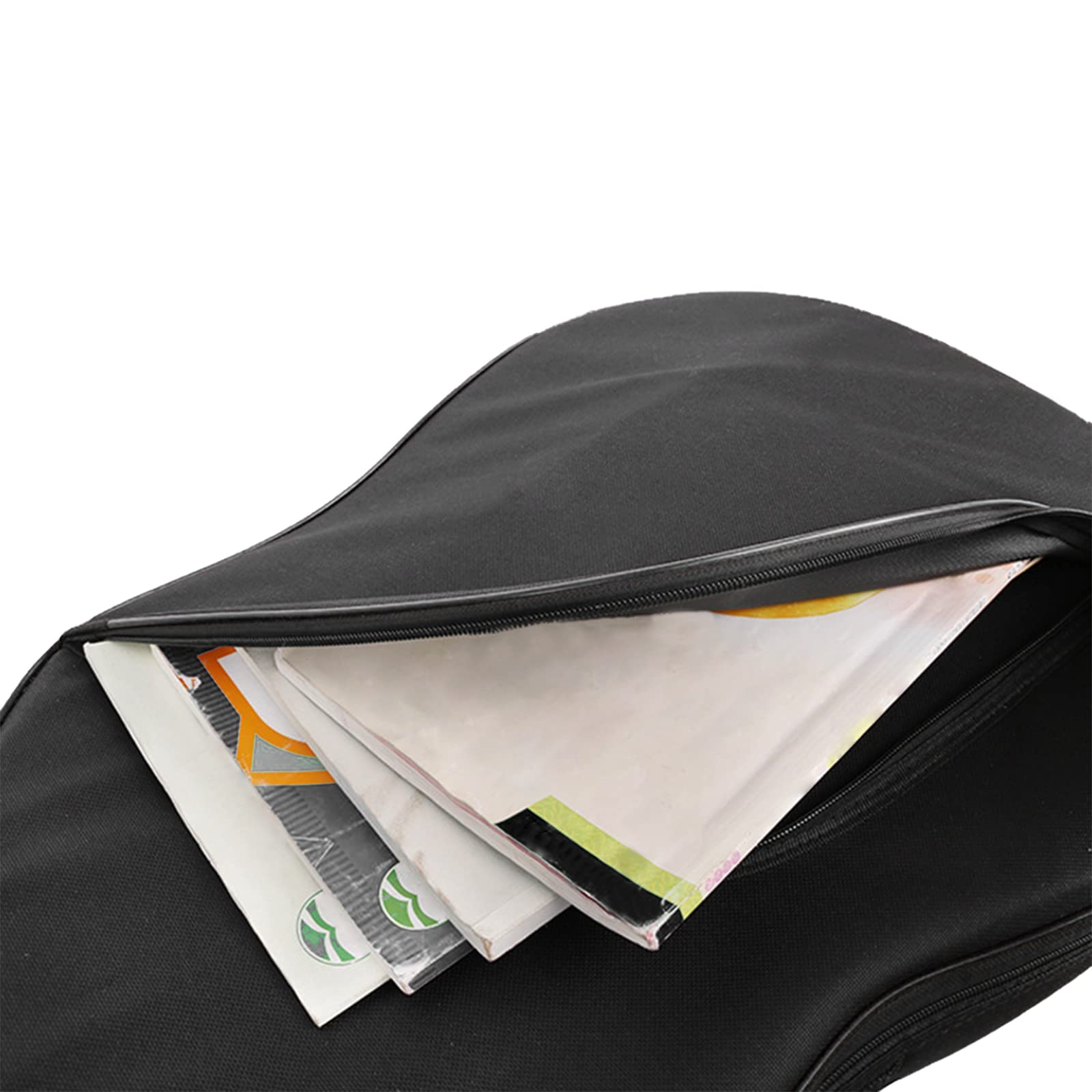 Housse pour Guitare Sac de Guitare Etanche Etui Guitare en Tissu Oxford Externes Sac de Protection Guitaire Transport Bandoulières Réglable pour Guitare Classique Acoustique Folk 41Pouces Noir