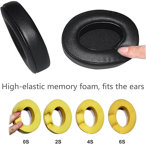 Miniatura 9 de Studio 3.0 - Almohadillas de repuesto para auriculares Studio 2.0, compatible con Beats by Dr.Dre Studio 2 con cableinalámbrico y auriculares Studio