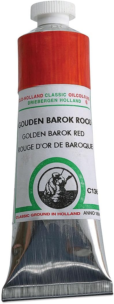 Old Holland Classic Oil Color - Golden Barok Red 40ml Tube 40ml Tube