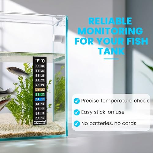 Miniatura 5 de Tira de termómetro adhesiva, pantalla digital de temperatura para fermentación, elaboración de cerveza, vino, cerveza, kombucha o acuarios. Adhesivo