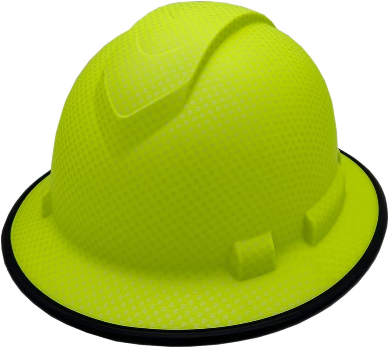Ridgeline Full Brim Patterned Hardhat with Protective Edge with 6 Point Suspension