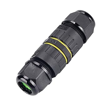 Ketsicart Outdoor Electrical Cable Connector IP68 Waterproof Junction Box External Co Boxes 3-pin ?3.5-7mm