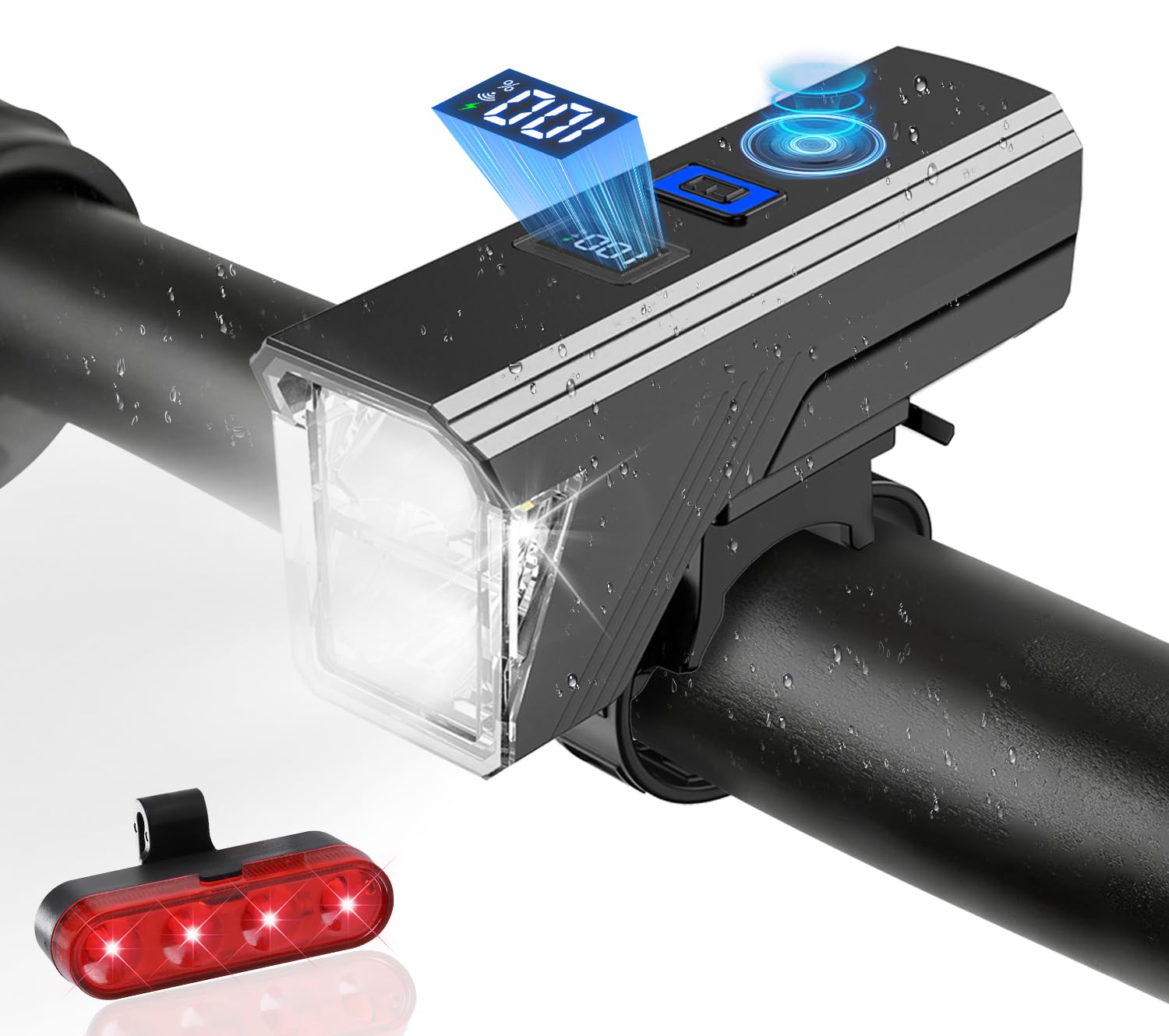 Amazon | 自転車 ライト【2025強化版デュアルコア黄白強光】光センサー