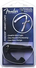 Braçadeira Capotraste Smart Capo 12 Cordas Classical Preta Fender