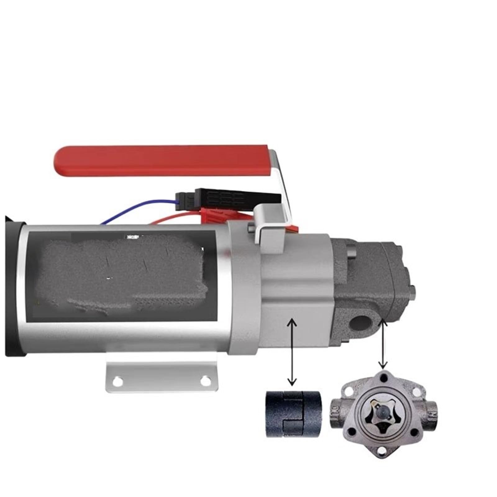 Bomba Hidráulica para Remolque Bomba De Aceite Para Motor De CC Pequeña, 12 V/24 V, 220 V, Bomba De Aceite Para Engranajes, Bomba Cicloide Eléctrica, Reductor De Aceite Hidráulico, Gato Hidráulico