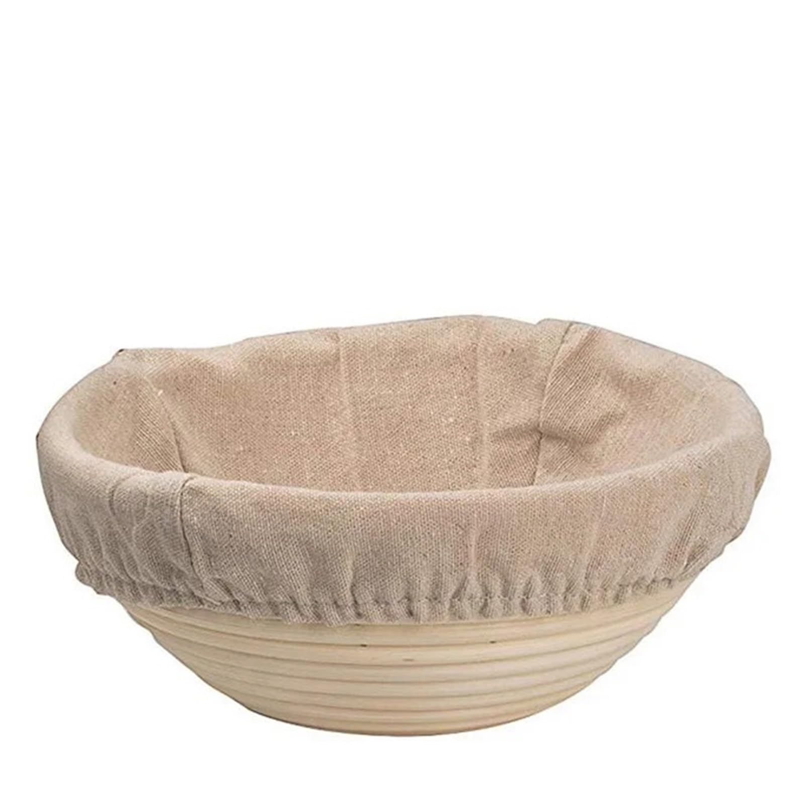 Cesta de ratán for fermentación pan, tazón for hornear masa madre(Round 23X8.5)