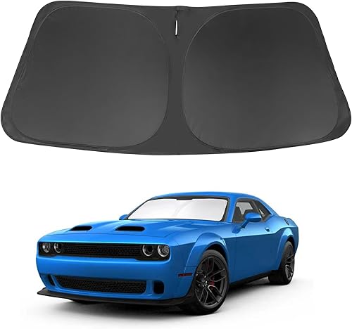 Windschutzscheiben-Sonnenschutz, kompatibel mit Dodge Challenger Zubehör Coupe, 