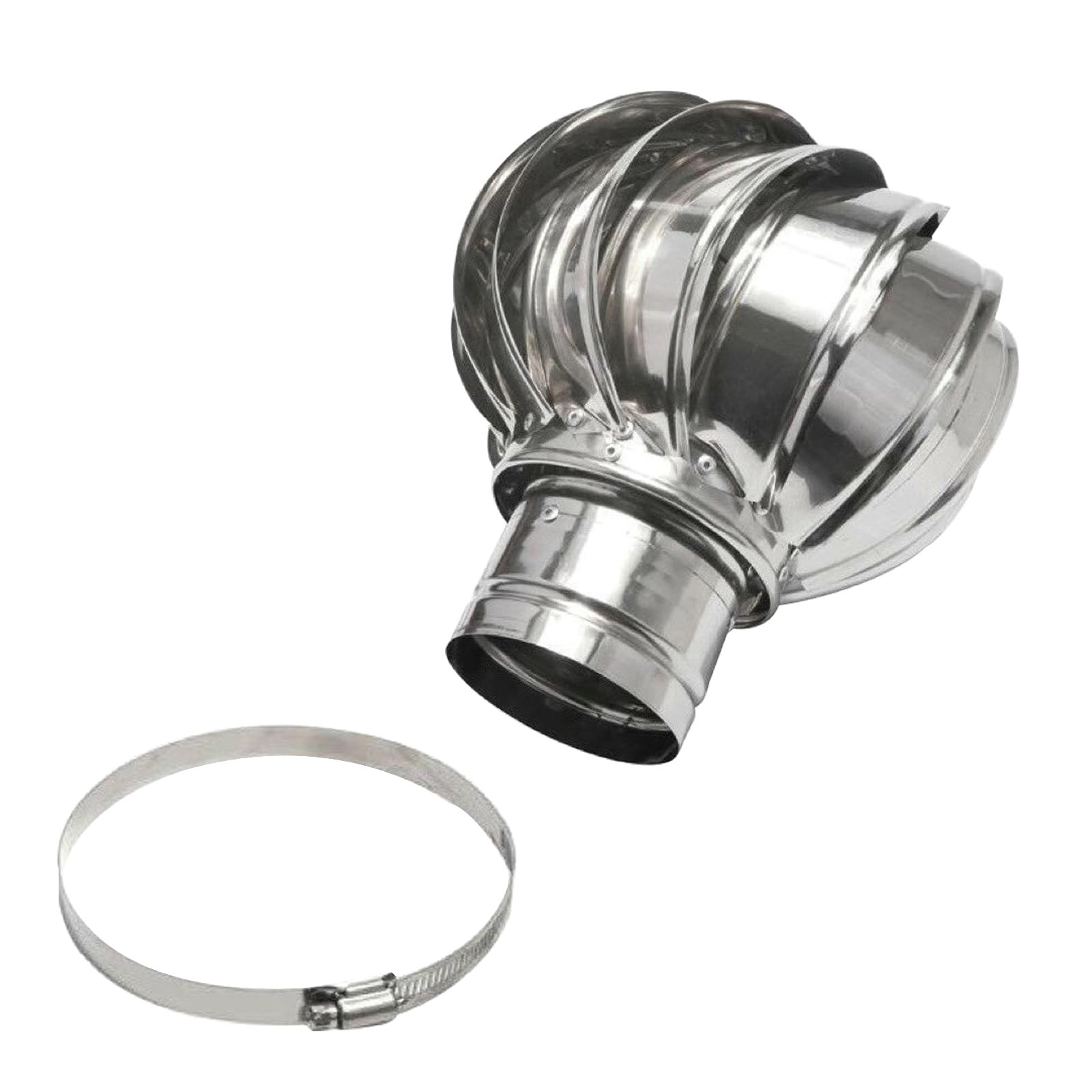 Tapa de ventilación de techo de turbina de acero inoxidable 304 de 300mm para ático