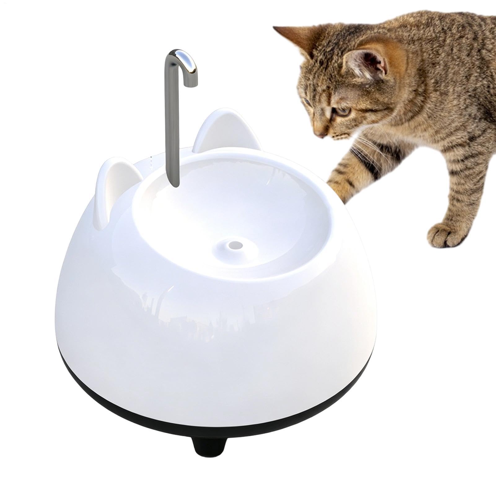 Fuente para mascotas silenciosa con filtro purificador y flujo de agua constante