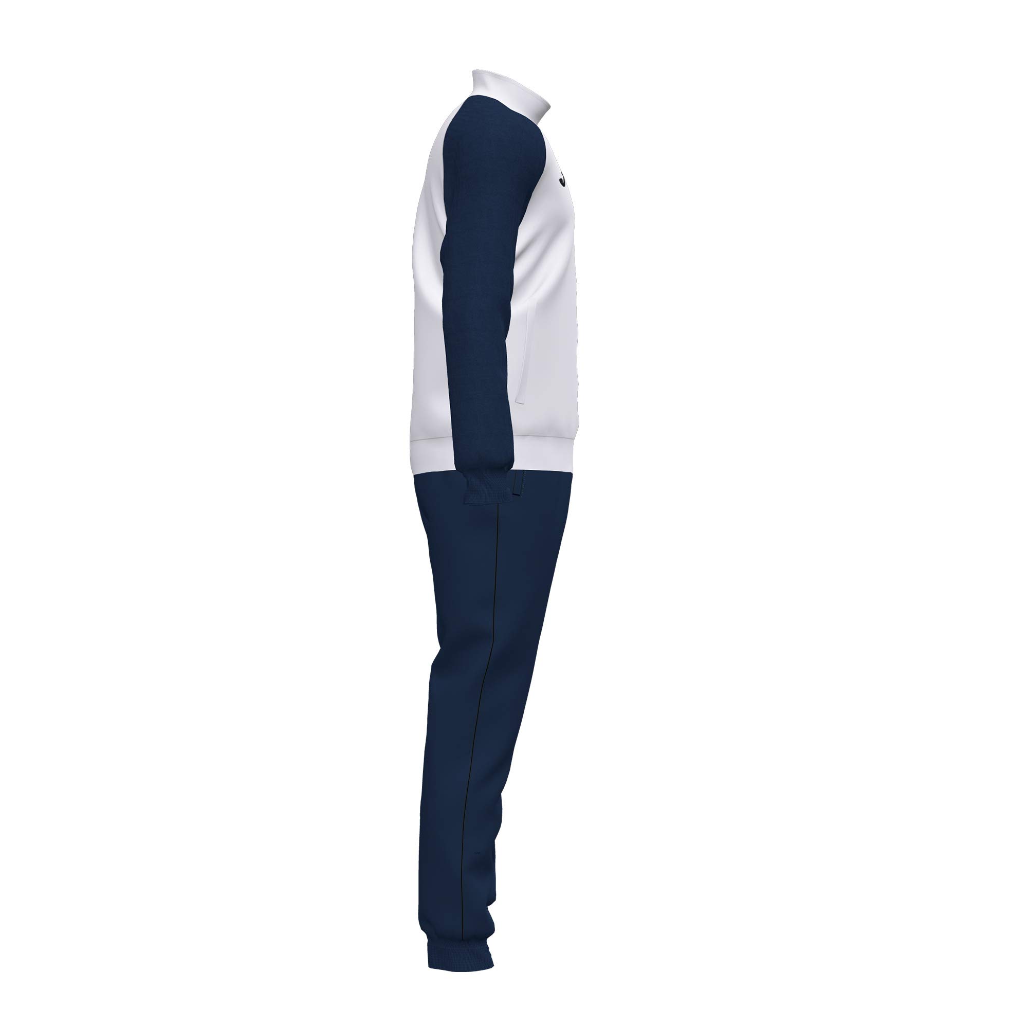 Joma Survêtement Homme, 8XS - 3XL - Veste à Col Montant, Fermeture éclair et Poches - Pantalon à Taille élastique, Cordon de Serrage et Ourlets Côtelés - Academy IV