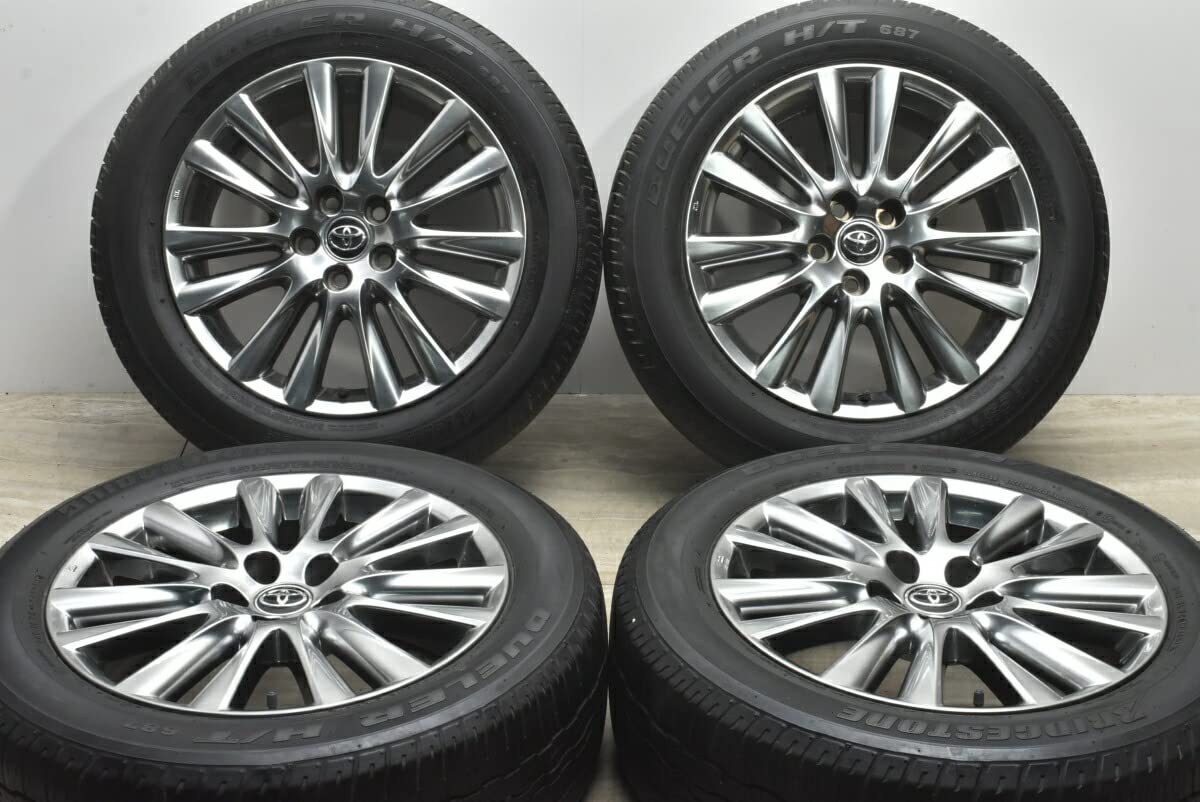Amazon | 中古 タイヤホイール 4本セット 18インチ 7.5J +45 235/55R18 