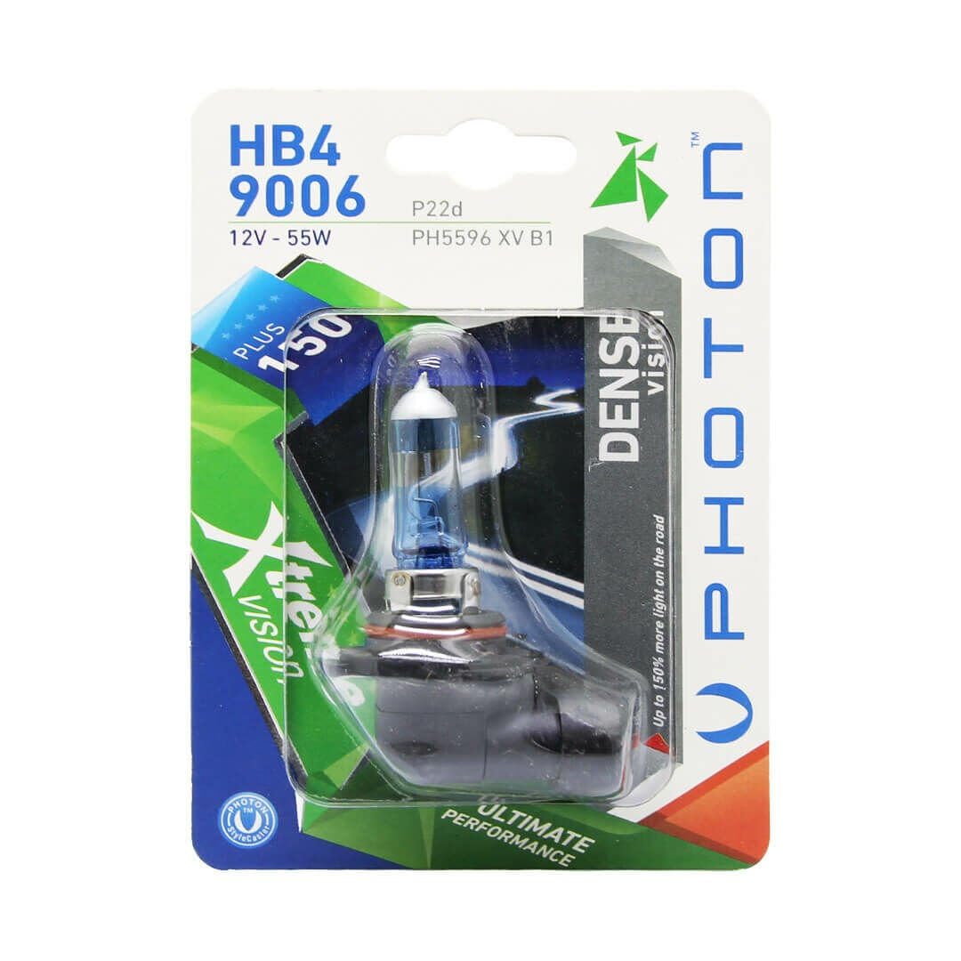 PHOTON Ampul Hb4 9006 12V 55W Xtreme Vision +%150 Fazla Işık (Tekli Blister)