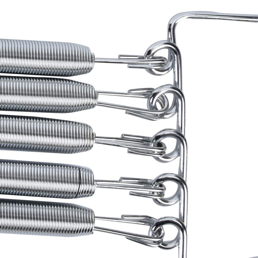 Chest Expander 5 Springs, Fitness Brust Expander mit Holzgriff Brusttrainer Fitnessgerät für Zuhause Arm Muskel Trainingsgerät, für Brust Arm- und Krafttraining Heim Gym