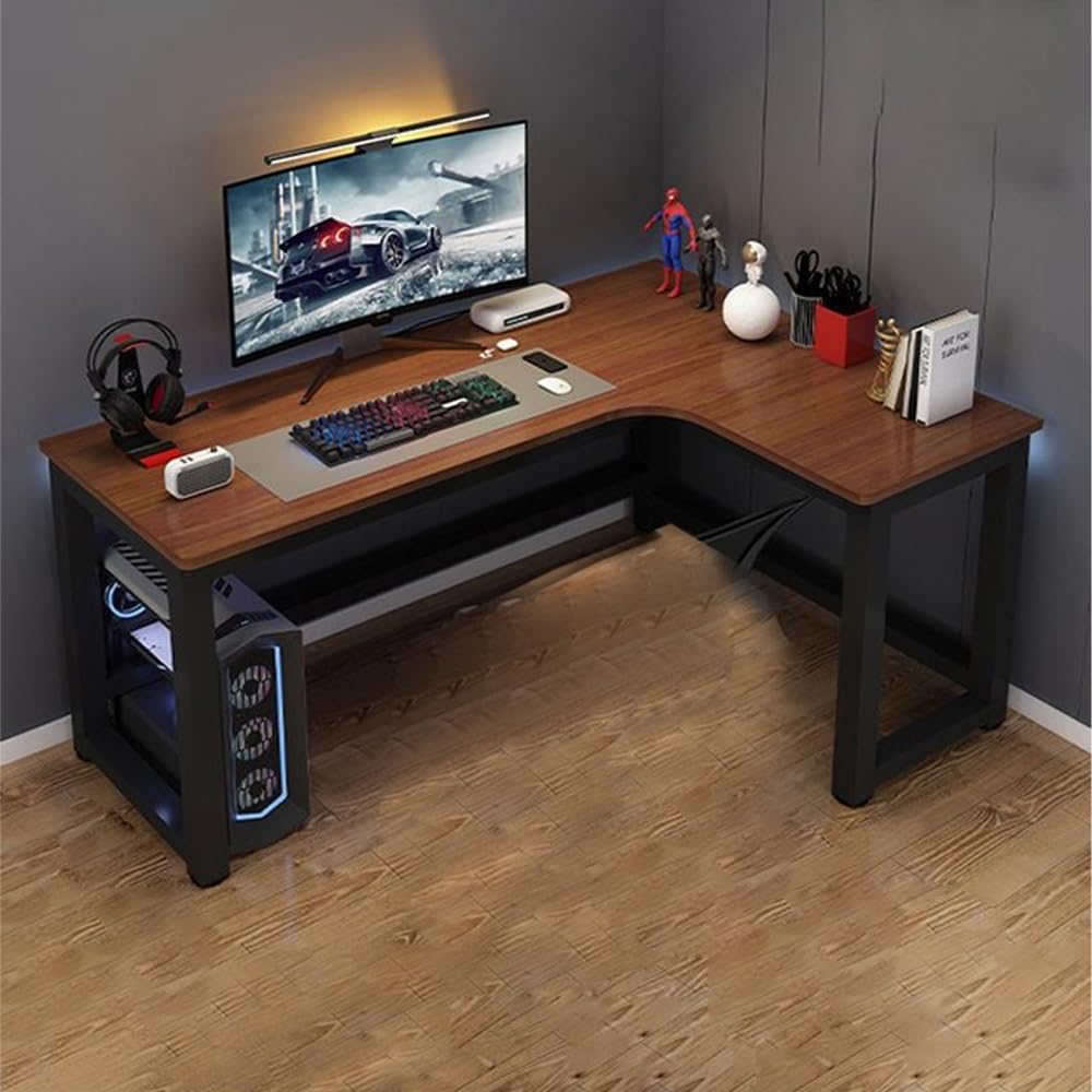 KEKE Computer and Multifunction Table Home Office Workstation 140X120 cm (Right Corner)