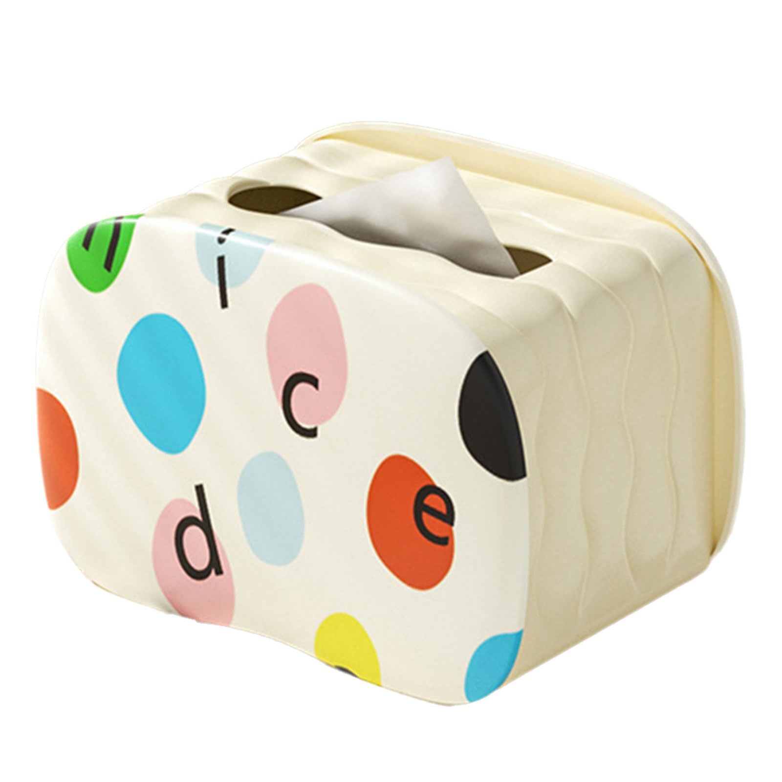 Nucelit Sophisticated Tissue Storage Box with Elegant Slide Out Drawer Fit Various Living Styles Space Saving Accessories Decorative Napkin Box