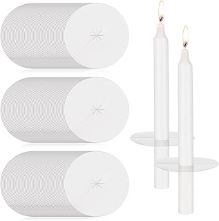 Perthlin 150 Pack Church Candle Drip Protectors Candlelight Service Kit Heavy Duty Paper Candle Holders for Candlelight Vigil Church Service, Devotional Candles, Christmas Eve Candles