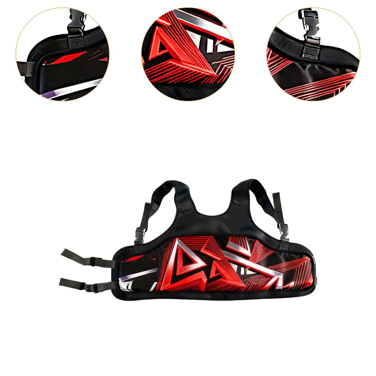 Harilla Protezione per Le Costole Kart per Bambini E Adulti, Gilet Kart, Attrezzatura Da Equitazione Versatile, Traspirante, Ergonomico, per Il Ka, Rosso