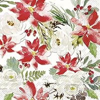 Ideal Home Range Papierservietten FAVORITE LEAVES – 20 Stück, 33x33 Cm, 3-lagig, Nachhaltig