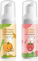 Vista 12 de Pasta de dientes de espuma para niños, 4 paquetes de pasta de dientes de espuma para cepillo de dientes eléctrico en forma de U, pasta de dientes
