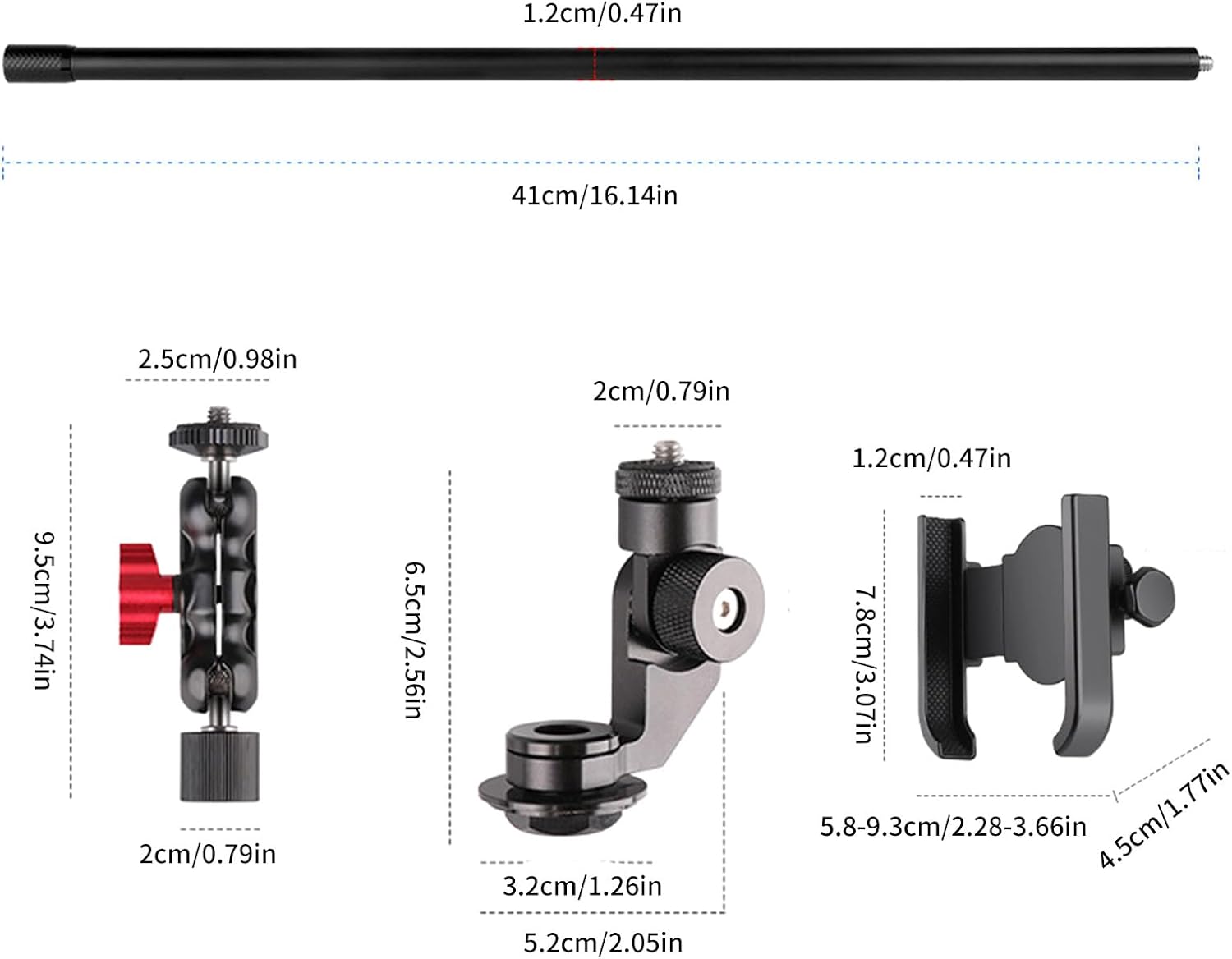 Bike Front Mount Bracket Vibration-Resistant & Multi-Device Compatible Cycling Accessory Regulable Angles Bike Computer Mounting