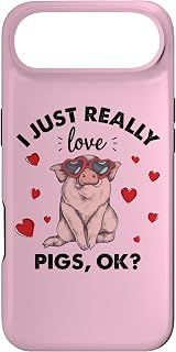 Pig I Just Really Love Pigs Ok? Hog Lover Cute Swine Farmer Case for iPhone Air