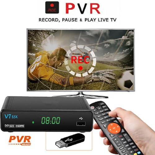 Senddu V7S5X Pvr Hd 1080P Fta Dvb-S/S2/S2X Scart H.265 Hevc 8Bit Free To Air Digital Satellite Tv Receiver With Usb Antenna Support Biss Auto Roll V7S2X Upgrade Youtube #TOP3