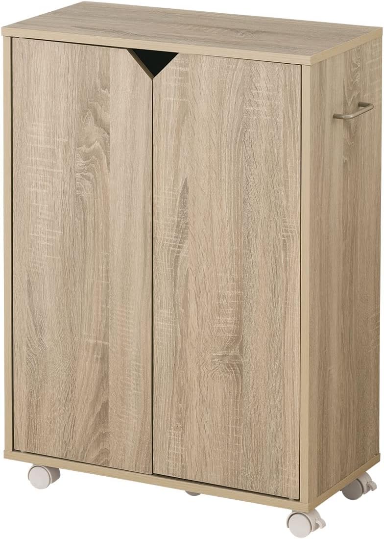 エレクターシェルフ ベーシックシリーズ ワゴン 木製トップ バスケット