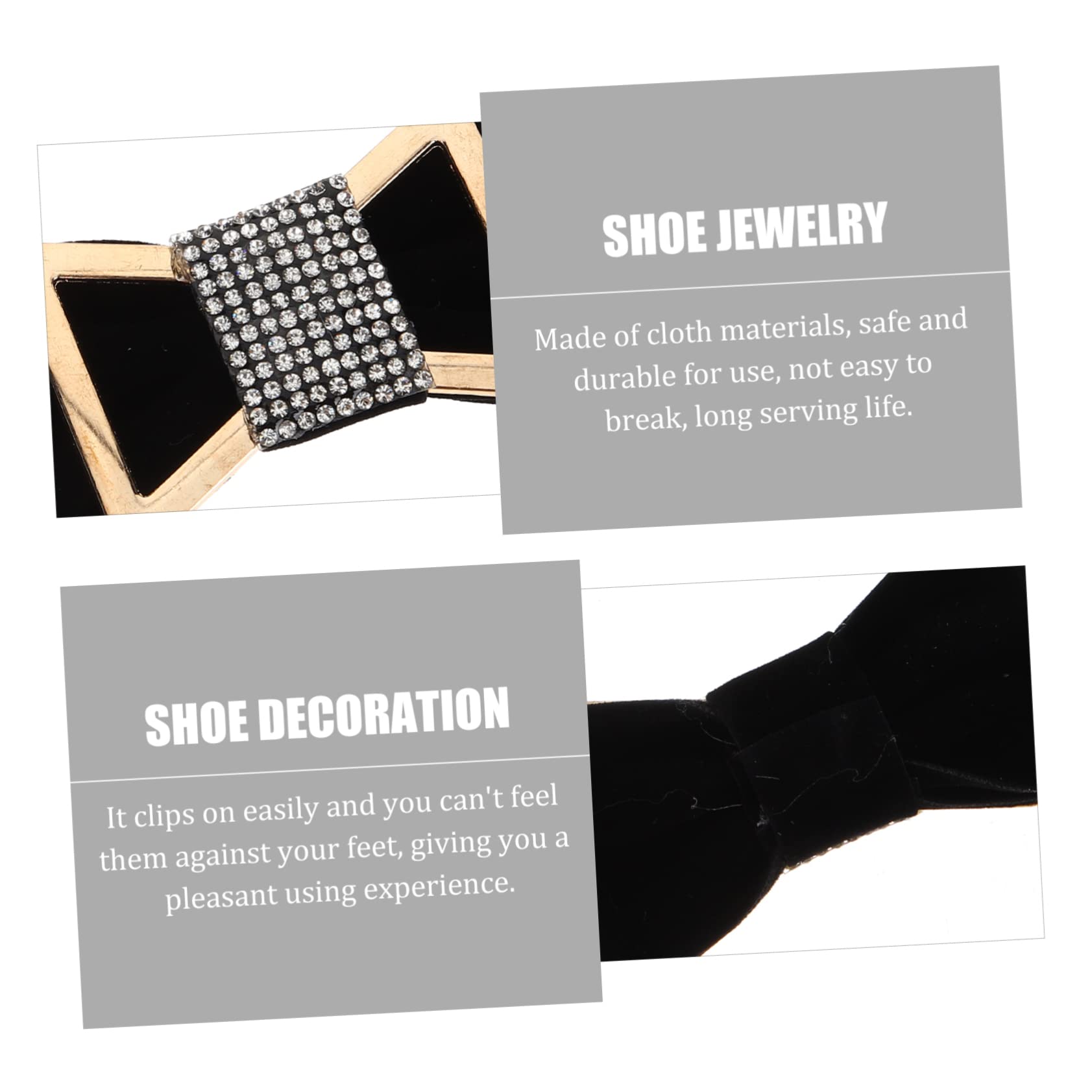 SOIMISS 5paia Charms Per Scarpe Con Fiocchi Strass Decorazioni Eleganti Per Scarpe Da Sposa e Cerimonie Accessori Per Femminili